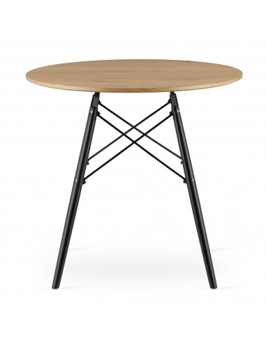 Stół TODI Okrągły 80cm - dąb