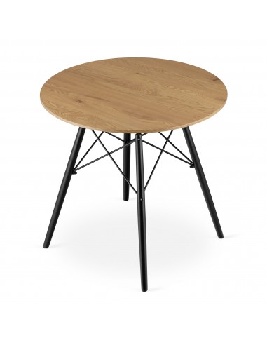 Stół TODI Okrągły 80cm - dąb