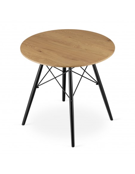 Stół TODI Okrągły 80cm - dąb
