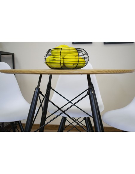 Stół TODI Okrągły 80cm - dąb