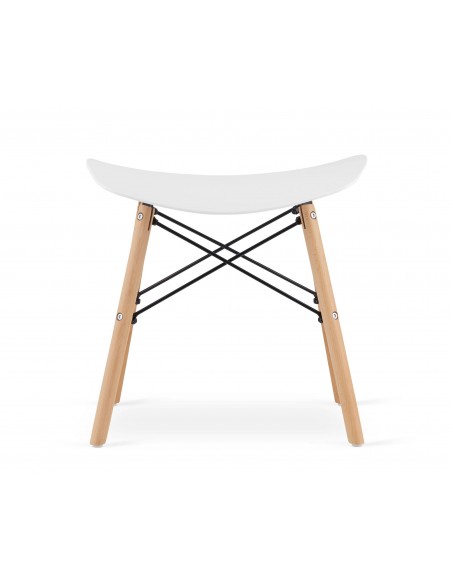 4 taborety KORFU białe