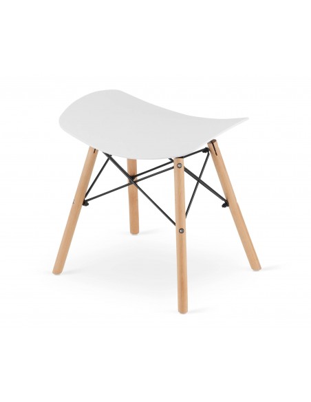 4 taborety KORFU białe