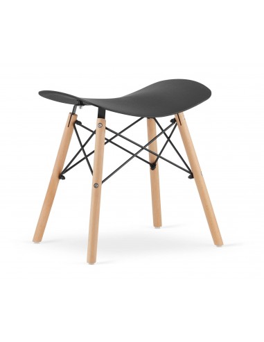 4 taborety KORFU czarne