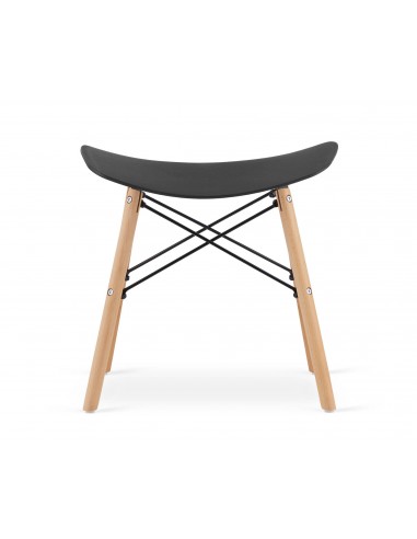 4 taborety KORFU czarne