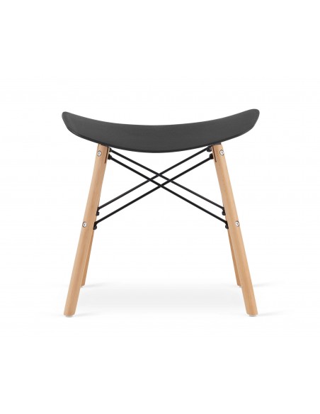 4 taborety KORFU czarne