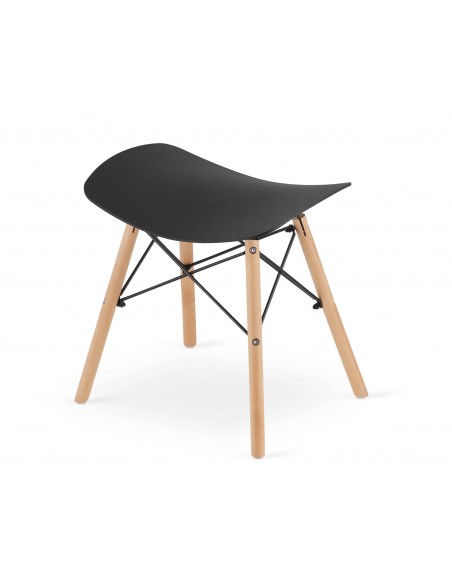 4 taborety KORFU czarne