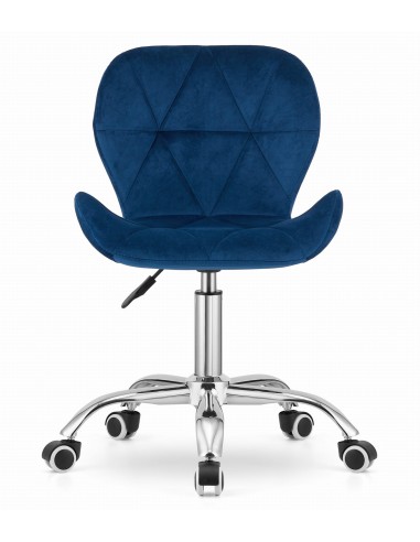Krzesło obrotowe AVOLA aksamit - granat