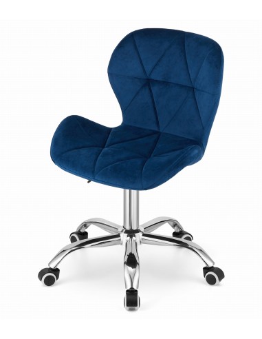 Krzesło obrotowe AVOLA aksamit - granat