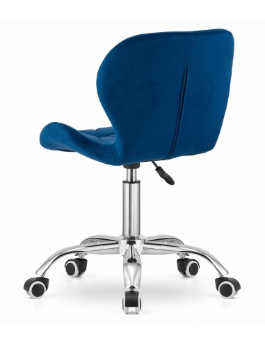 Krzesło obrotowe AVOLA aksamit - granat