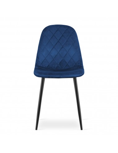 4 krzesła ASTI - granat welur