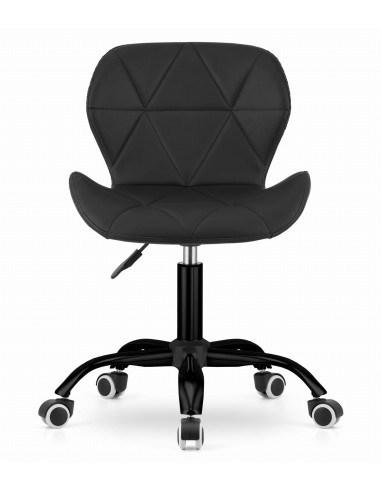 Krzesło obrotowe NOTO ekoskóra - czarne