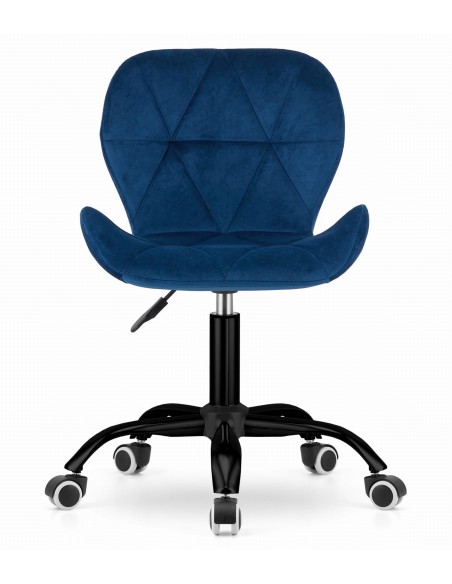 Krzesło obrotowe NOTO aksamit - granat