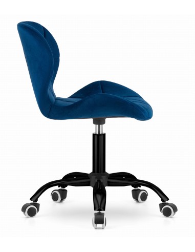 Krzesło obrotowe NOTO aksamit - granat