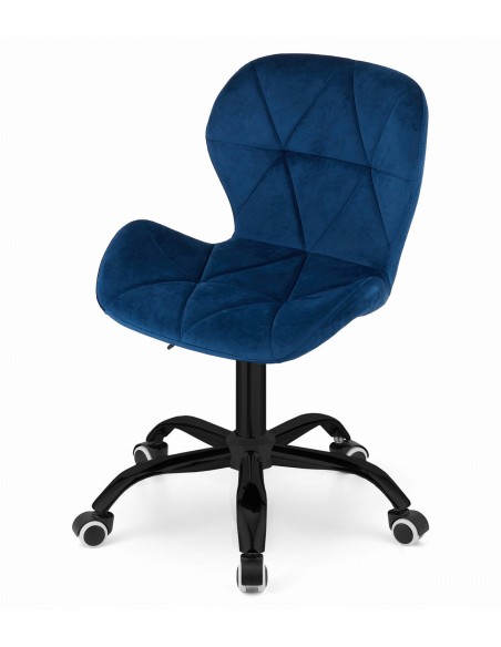 Krzesło obrotowe NOTO aksamit - granat