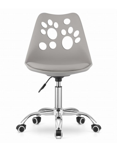 Krzesło obrotowe PRINT - szare