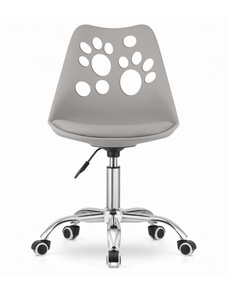 Krzesło obrotowe PRINT - szare