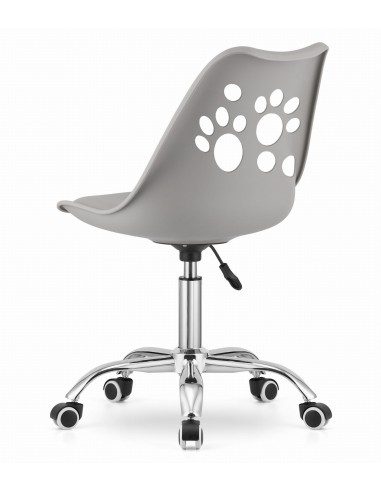 Krzesło obrotowe PRINT - szare