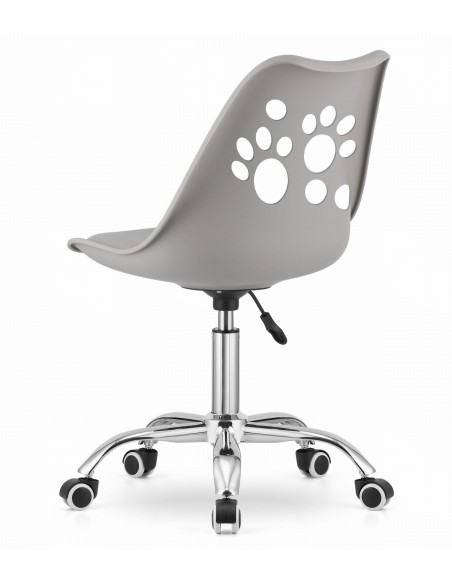 Krzesło obrotowe PRINT - szare