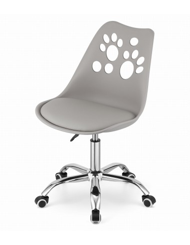 Krzesło obrotowe PRINT - szare