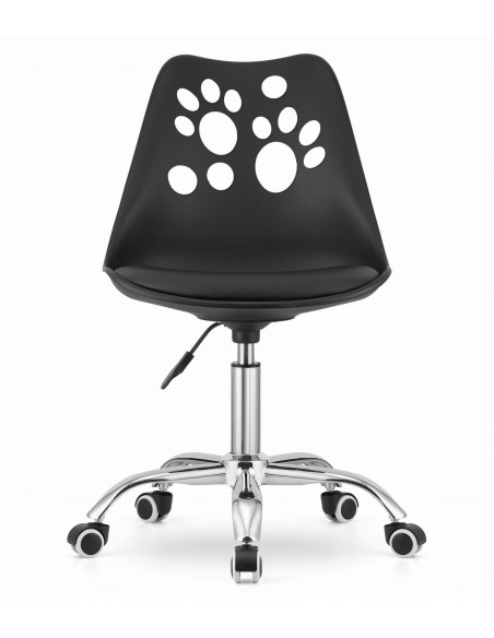 Krzesło obrotowe PRINT - czarne