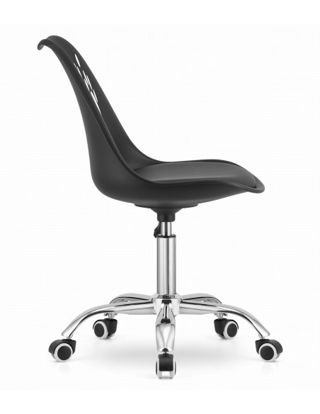 Krzesło obrotowe PRINT - czarne