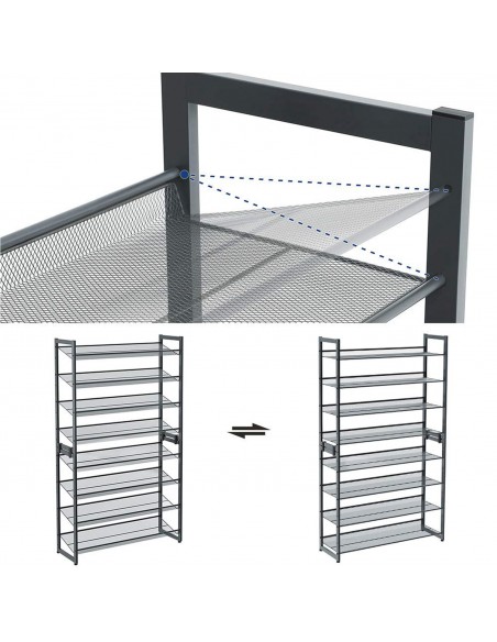 Regał na buty - LMR08GB