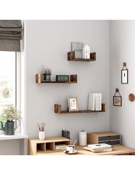 Zestaw 3 półek wiszących - LWS36BX