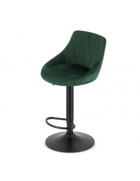 Hoker KAST - aksamit zieleń / baza czarna