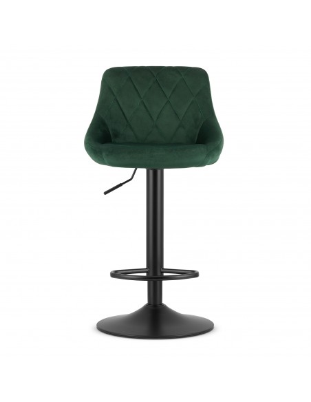 Hoker KAST - aksamit zieleń / baza czarna