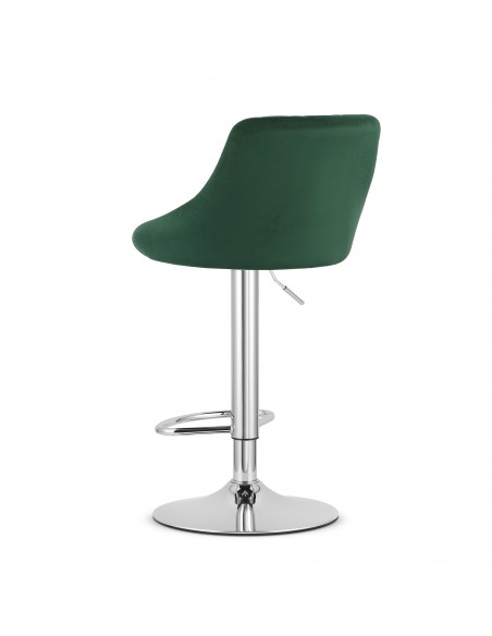 Hoker KAST - aksamit zieleń / baza chrom