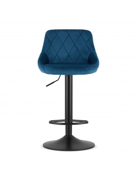 Hoker KAST - aksamit granatowy / baza czarna