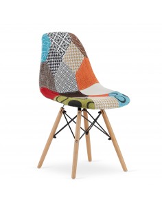 4 krzesła SEUL patchwork wzór 02 2