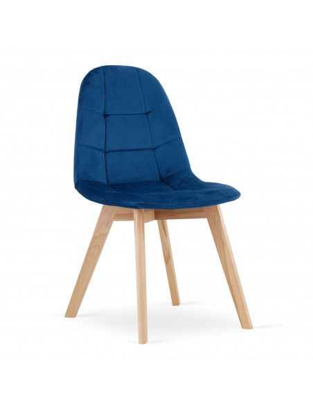 4 krzesła BORA granat welur