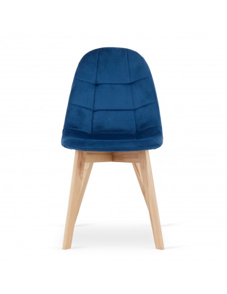 4 krzesła BORA granat welur