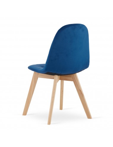 4 krzesła BORA granat welur