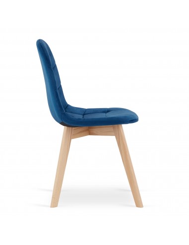 4 krzesła BORA granat welur