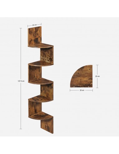 Regał narożny półka - LBC72BX