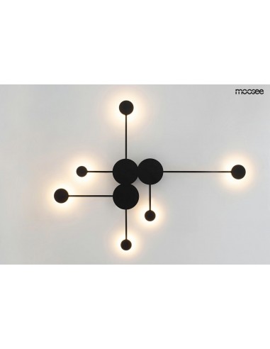 MOOSEE lampa ścienna SHADOW MULTI czarna