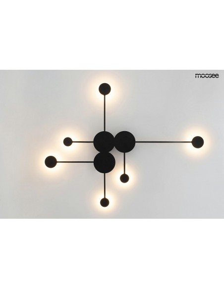 MOOSEE lampa ścienna SHADOW MULTI czarna