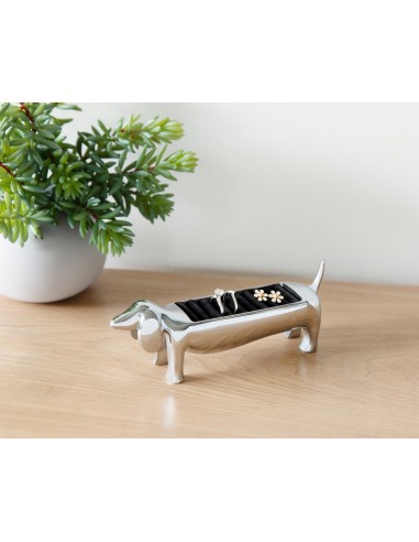 UMBRA stojak na pierścionki DACHSIE chromowany