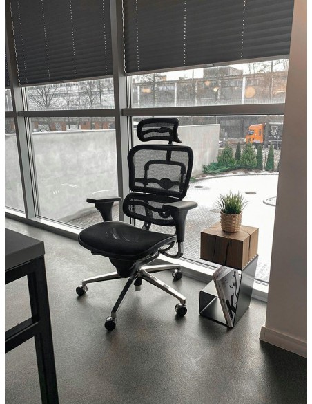 Fotel biurowy ERGOHUMAN czarny