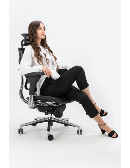 Fotel biurowy ERGOHUMAN czarny