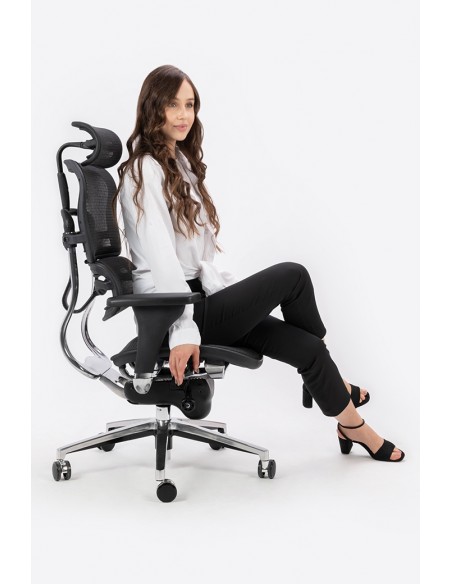 Fotel biurowy ERGOHUMAN czarny