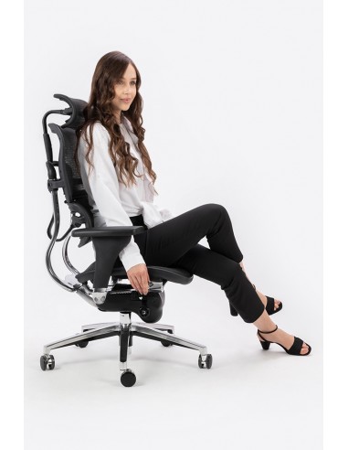 Fotel biurowy ERGOHUMAN czarny