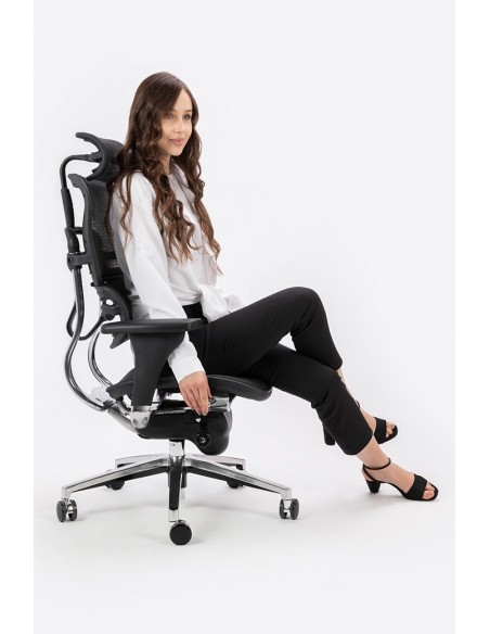 Fotel biurowy ERGOHUMAN czarny
