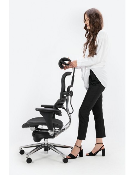 Fotel biurowy ERGOHUMAN czarny