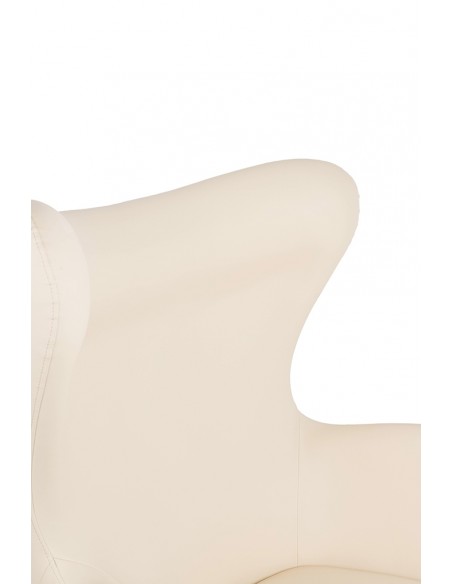 Fotel EGG SZEROKI PU beżowy