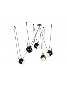 Lampa wisząca EYE 5 czarna