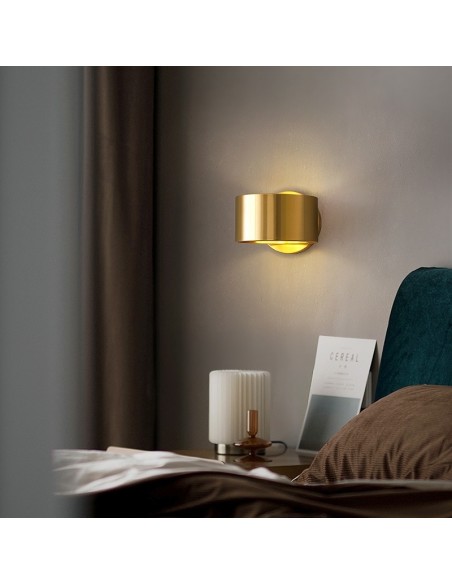 MOOSEE lampa ścienna ARRO złota