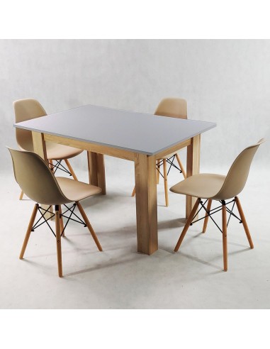 Zestaw stół Modern 120 GS i 4 krzesła Milano...